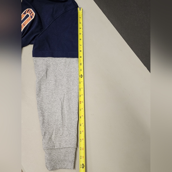 Polo Ralph Lauren Men's Navy Logo Graphic Baseball Hooded T-Shirt Size M - Picture 7 of 15